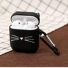 Cute 3D Black Cat Protective Shockproof Earphone Silicone Cover For Airpods Pro 2 Case/Airpods Pro/1/2/3 Case Funda Men Kids