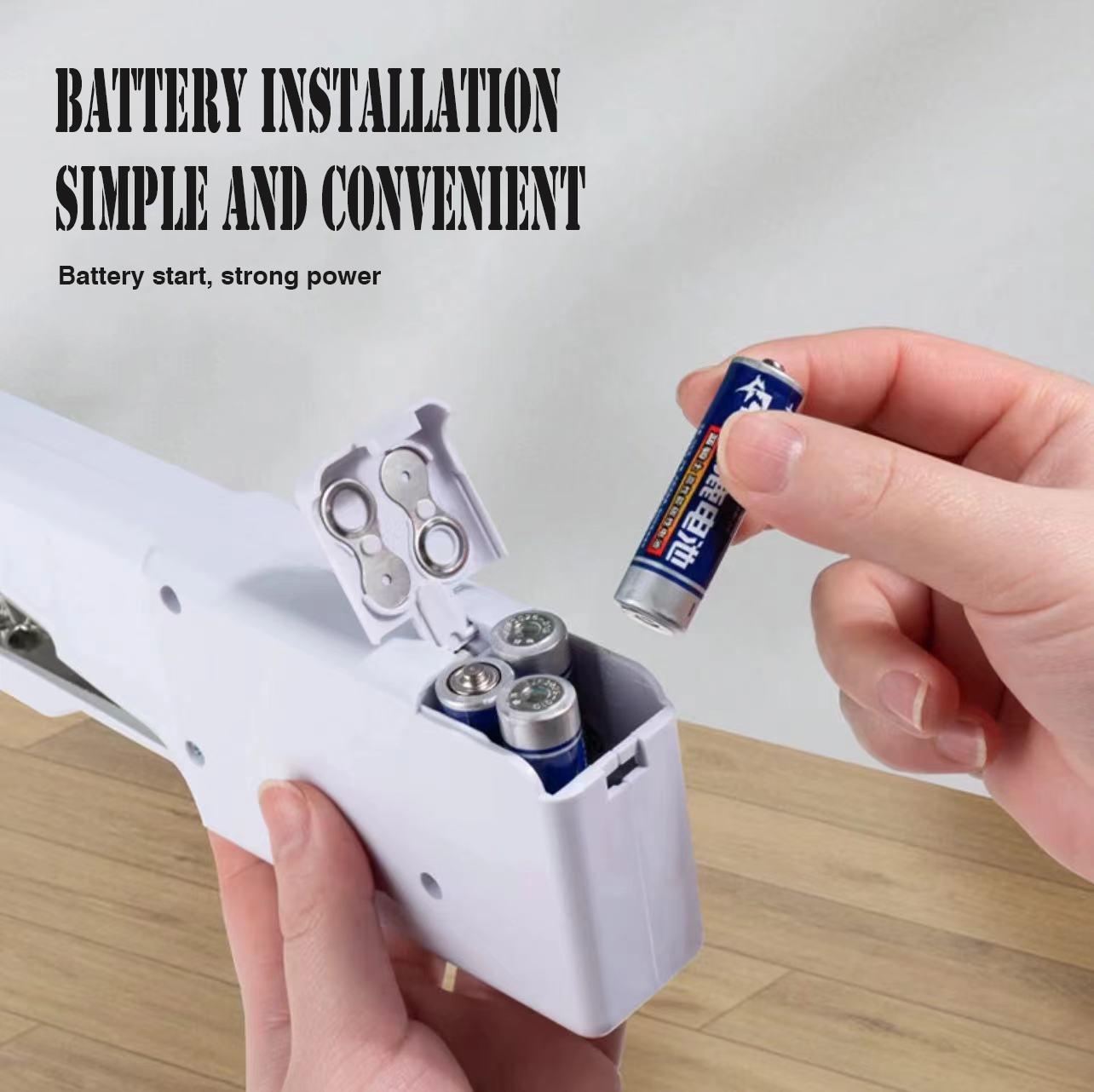 Handheld Sewing Machine Cordless Portable Mini Stitching Sewing Machine Hand Electric Sewing Machine bianco