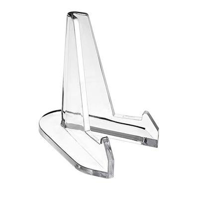 Ακρυλική Βάση Έκθεσης Διαφανή Πλαστικά Καβαλέτα Σταθερή Βάση για Πιάτα Θήκη για Κέρματα