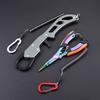 Multi-Function Fishing Pliers Fish Lip Grippers Hook Remover Portable Fishing Lines Cutter Scissors Comfortable Grip