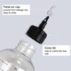 Haarapplikatorflasche Transparent Squeeze Spenderflasche mit Skala Pigmentbehälter für Badezimmer Werkstattgebrauch