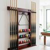 Wandmontierter Poolqueue-Ständer 8 Fächer Billard Holzhalter für Spiel
