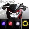 Flowing Directional LED Motorcycle Turn Signals Light Flashing Blinkers Adjustable LED Relay Motorbike Front Rear