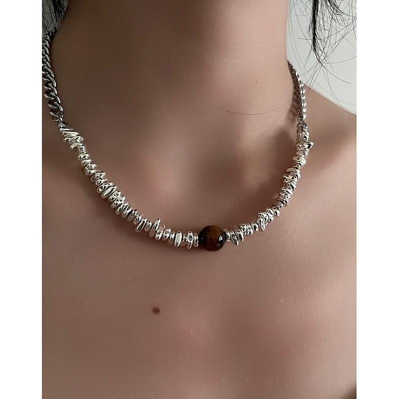 Geometric Necklace Stainless Steel Handmade Collar Chain For Women And Men