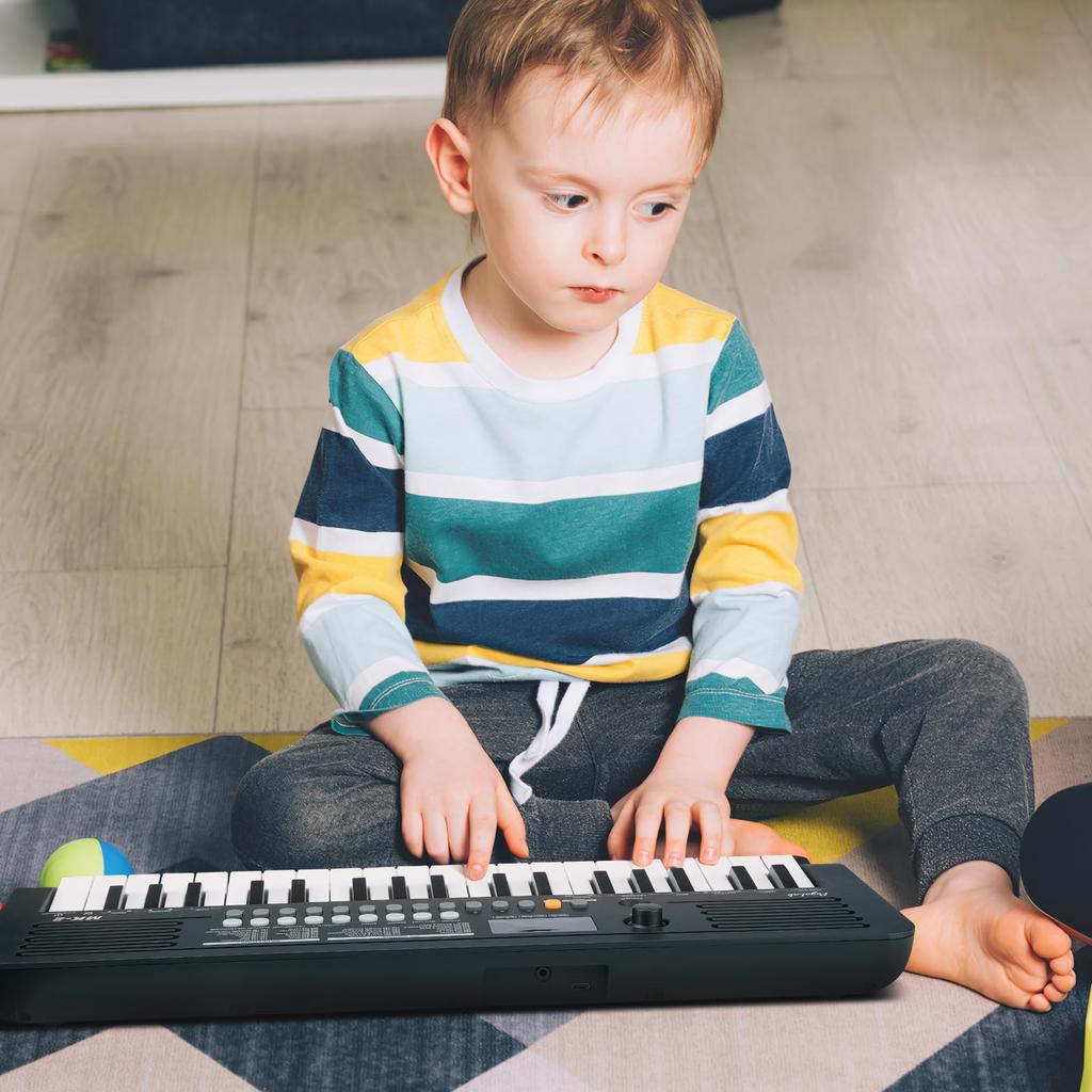 Mini-Keyboard-Piano, elektronisches Keyboard, 37 Tasten, 40 Lieder, 200 Noten, 200 Rhythmen, Digitalpiano mit MIDI-Funktion, tragbares elektronisches Piano xx, Schwarz