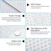 Quick Drying PVC Foam Bath Mat Suction Cups Bath Mattress Cushion Easy To Clean Bath Pillow  Women