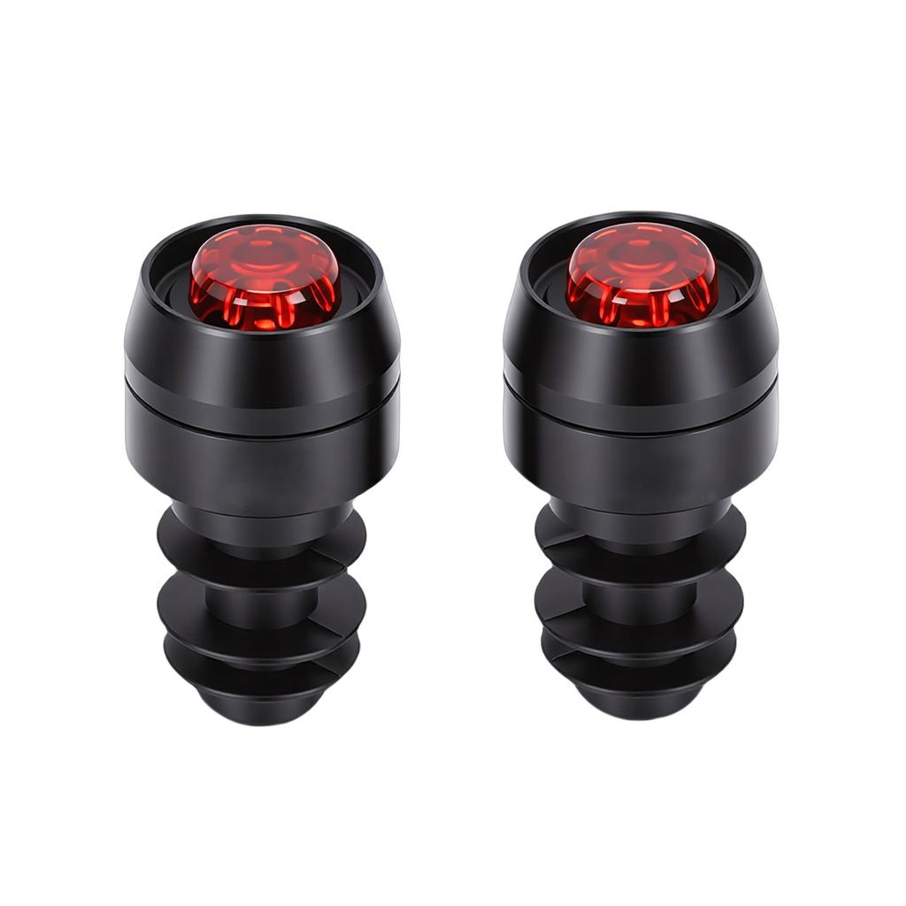 Bike Handlebar End Light Aluminum Alloy 3 Lighting Modes Mini Turn Signal Rear Security Light for Cycling Black