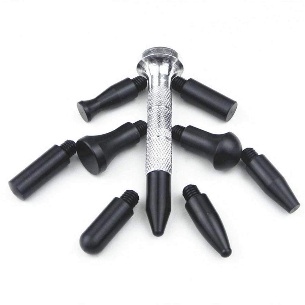 Professional Dent Repair Kit Auto Body Panel Portable Flattening Car Tap Down Pen Accessories Hail Removal with 9