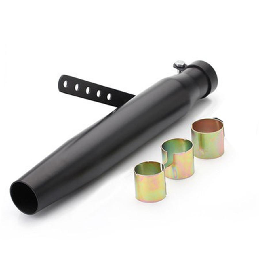 Universal Motorcycles Tapered Slip-on Exhaust Muffler Pipe For Harley Bobber Chopper Cafe Racer Racing