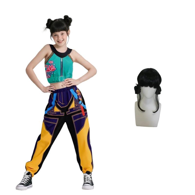 Animefilm KPOP Demonjägare Zoey Rumi Mira Cosplay Kostym Halloween Karneval Party Rollspel Uniform Rekvisita