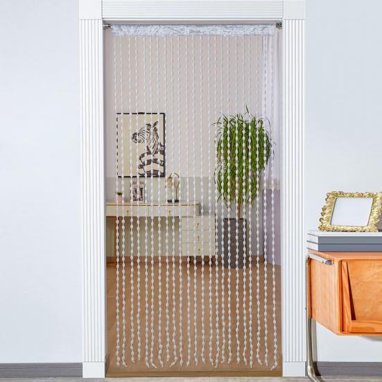 Door Curtain Beaded String Tassel Glitter String Curtains Room Dividers Curtain 100x200cm Lantern Shapes Door Curtain for Living Room Bedroom Closet