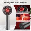2-in-1 Elektrische Kopfhautmassagebürste, Haaröl-Applikator, Tragbares Kopfhautmassagegerät mit Rotlicht und Knetmassage, Rotlichttherapie, Kopfmassage