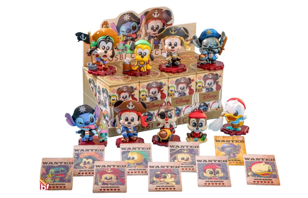 

Коллекция фигурок-болванчиков Hot Toys Disney Pirate Cosby (Набор из 8) Пилат Hot Toys Дисней Пилат и Друг