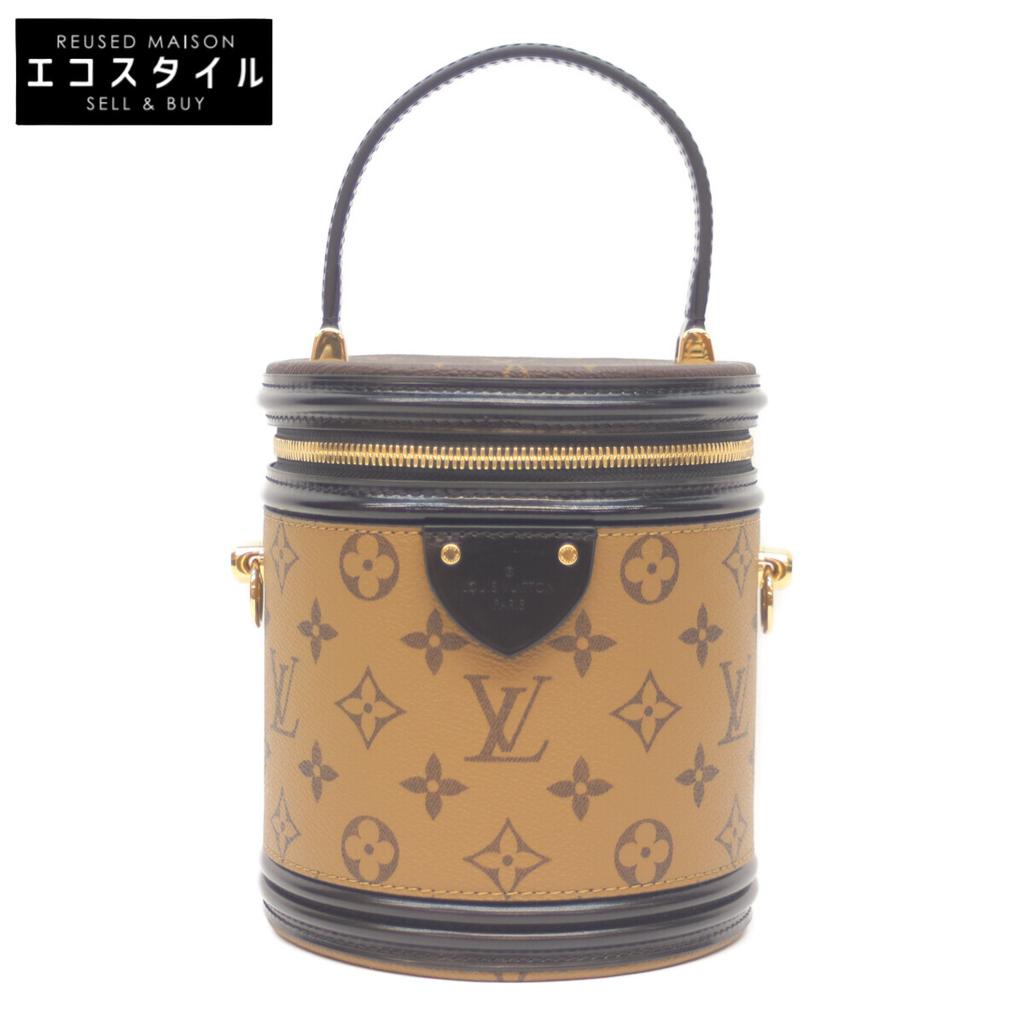 LOUIS VUITTON M43986 Monogram Reverse Cannes Shoulder bag BrownUsed