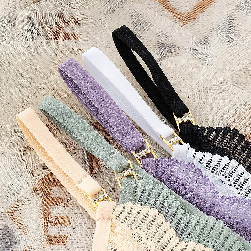 Womens Lace Thong Mesh Bow G-String Low Waist Thin Belt Panties Underwear T-back