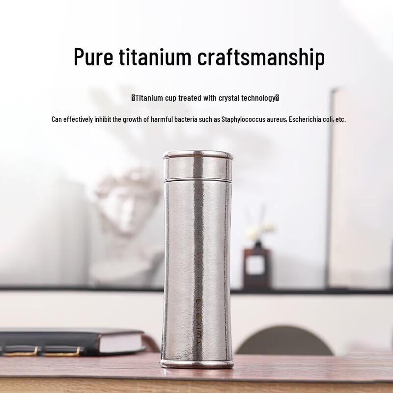 XIMX Tech 430 Double-Layer Titanium Tea Separation Thermos