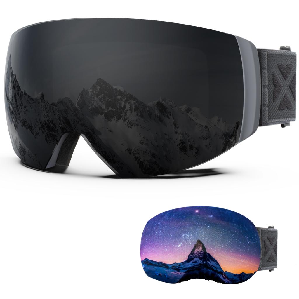 Juli Brand Professional Ski Goggles Double Layers Lens Anti-Fog Uv400 Skiing Glasses Snow Goggles Men Women Gift Cover M6