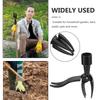 Garden Weeding Tool Single Head Attachment Durable Metal Construction for Efficient Weed Removal Compatible with Standard Handles