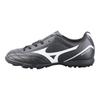 Mizuno Potrero Wide Jr. Round Toe Lace-Up Non-Slip Shock Absorbing Durable Low-Top Kids Soccer Shoes Kids Soccer Shoes Black White P1GE189301
