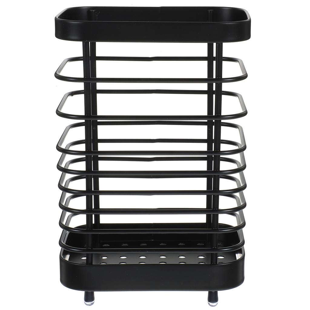 Stainless Flatware Cutlery Storage Box Utensil Holder Rack Metal Spoon Kitchen Tool