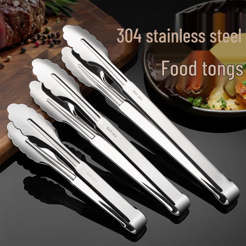 304 Stainless Steel Food Serving Tongs