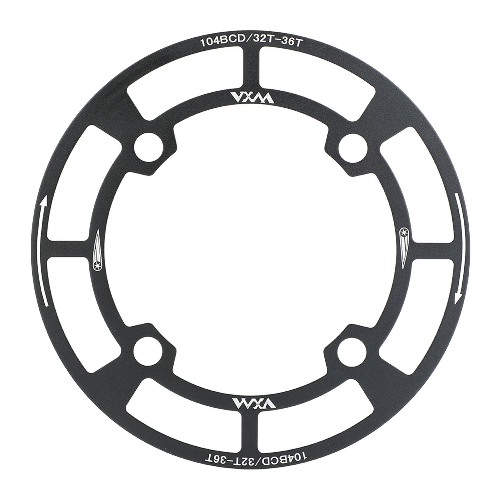 Bike Chain Guard 104BCD Mountain Bike Cranksets Guard Bike Chainring Sprockets Guard Protector