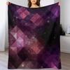Space Throw Blanket Cozy Sofa Blanket for TV Watching Napping