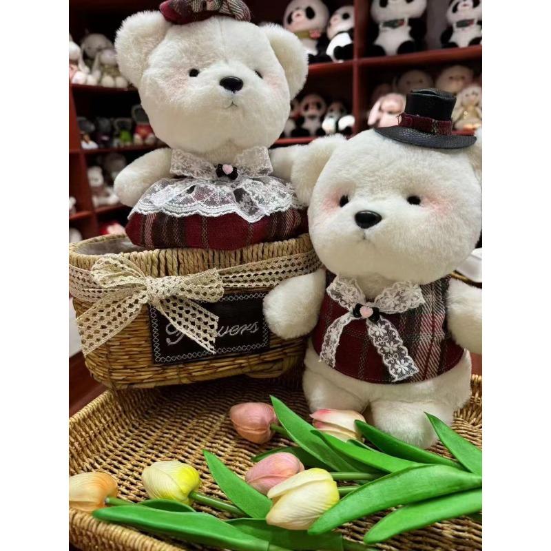 

Новые Свадебные Мишки Тедди Платье Майяра Мишка 8 Дюймов Машинная Кукла Свадебное Мероприятие для Бросания 23cm