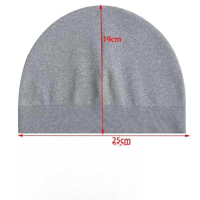 New Winter Outdoor Sweat Absorbing Warm Cycling Semi-Circle Ski Running Hat Sports Knitted Hat for Men and Women