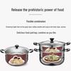 SUPOR 304 Stainless Steel Double-Layer 28cm Steamer Pot