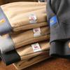 Men's and Women's Camel Hair Thermal Pants with Velvet Lining