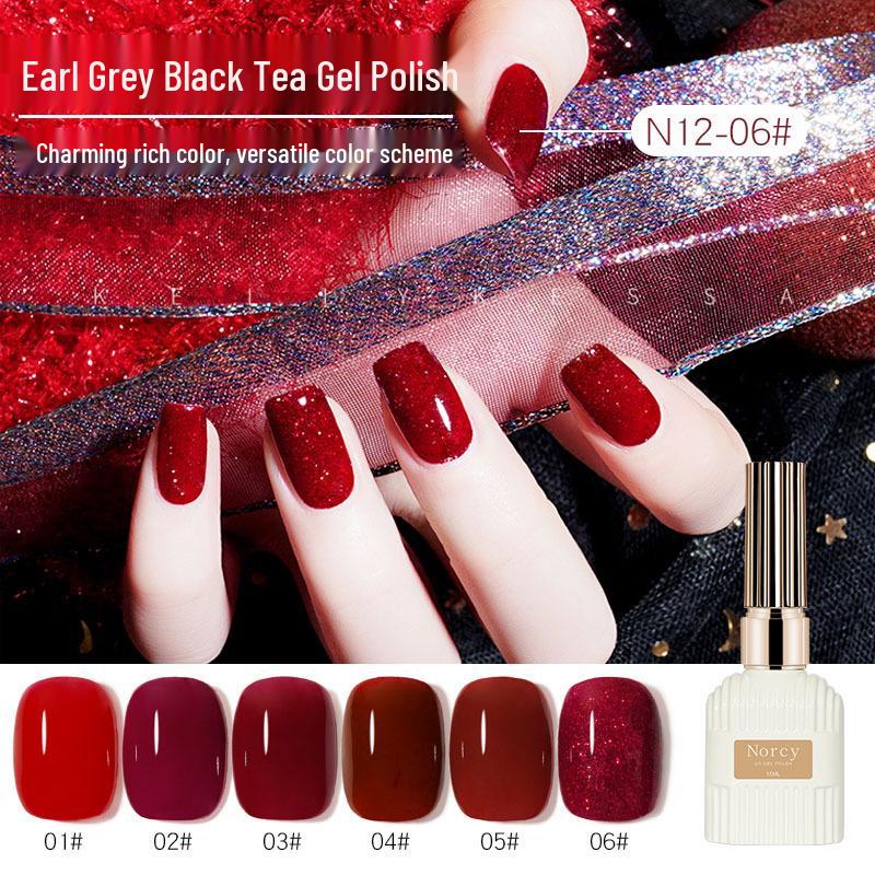 

Cherry Classic Burgundy Glitter Gel Nail Polish - 2024 New Year Edition
