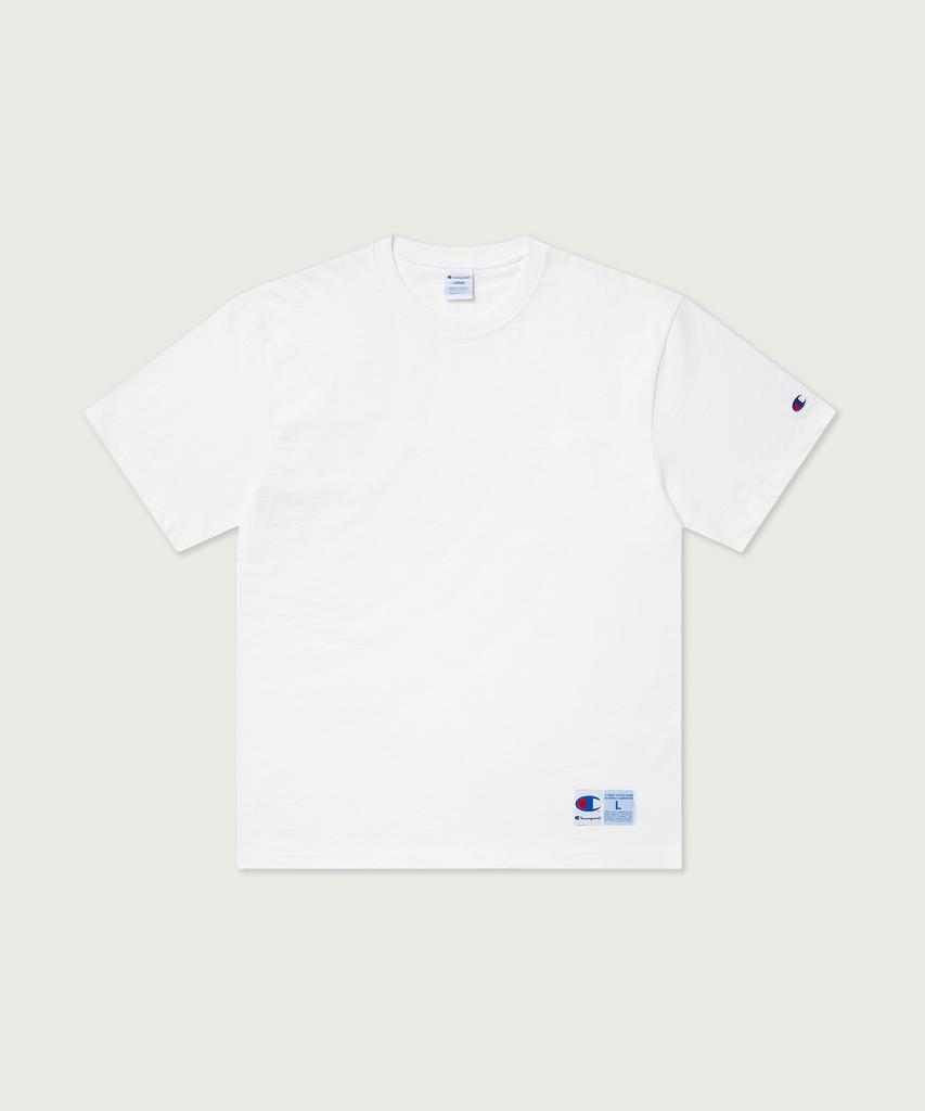 CHAMPION Slub Jogtag Short Sleeve T-Shirt White