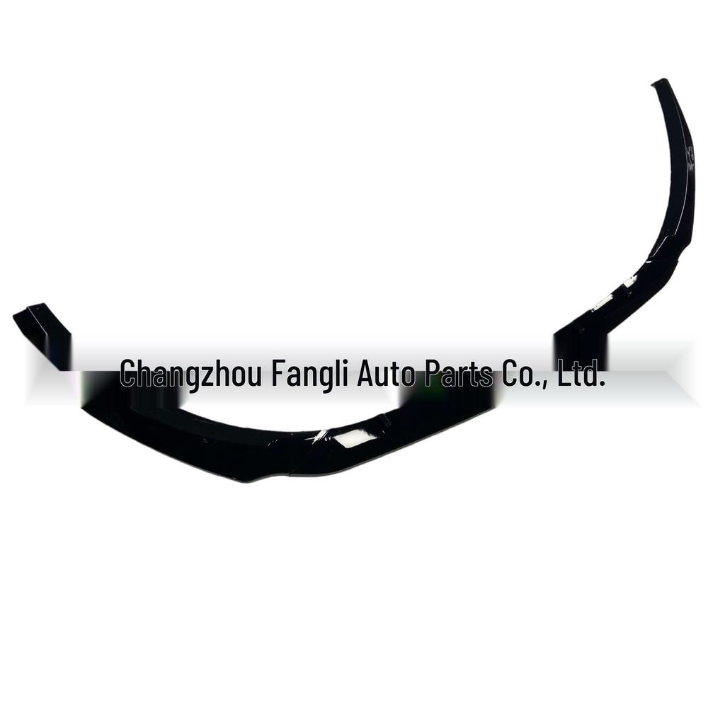 Mercedes-Benz CLA W117 Sport Front Splitter (2017-2019), Glossy Black Carbon Fiber, Three-Section Design