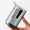 260ml High Borosilicate Glass Fair Cup with Anti-scalding Wood Chips Green Tea Tea dispenser Chaihai Kungfu Tea Set Access