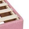 vidaXL Box Spring Bed with Mattress Pink 90x200 cm Velvet