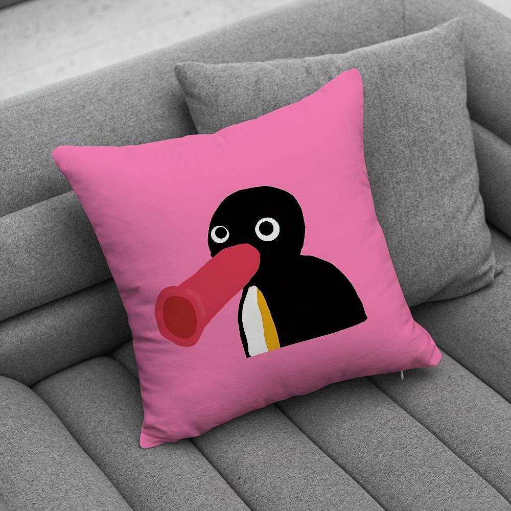 Penguin PPingu Pillow Case Pillowcase Home Sofa Cushions Car Cushions Pillowcover Office Pillowshell Pillow