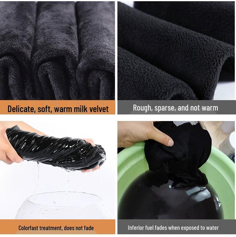Women's High-Waisted Slimming Black Leggings with Plush Lining for Spring & Autumn 2026 - Tight-Fit, Thickened, Pencil Style.