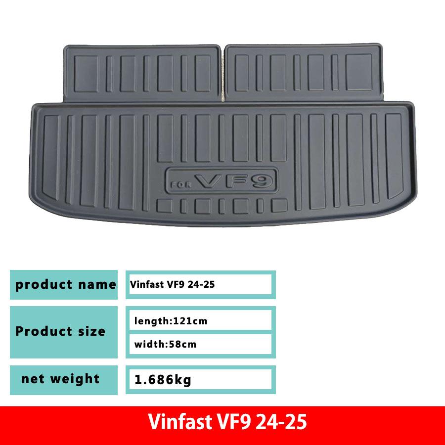 

Vinfast VF9 2024-2025 Eco-friendly TPE Trunk Mat: Wear-resistant, Waterproof Interior Accessory. 121x58 cm