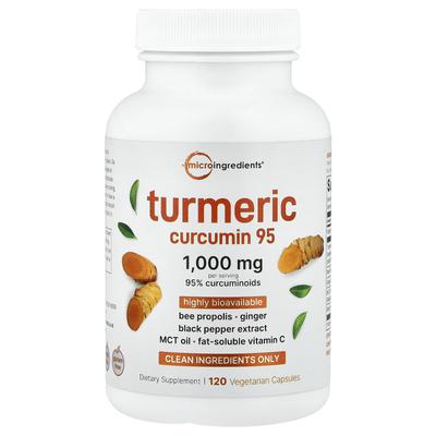 Micro Ingredients, Turmeric Curcumin 95, 120 Veggie Capsules