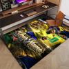 Brazilian football player Design Area Rug Personalized Name- Non-Slip, Soft & Cozy Floor Mat for Living Room, Office - Indoor/Outdoor Carpet
