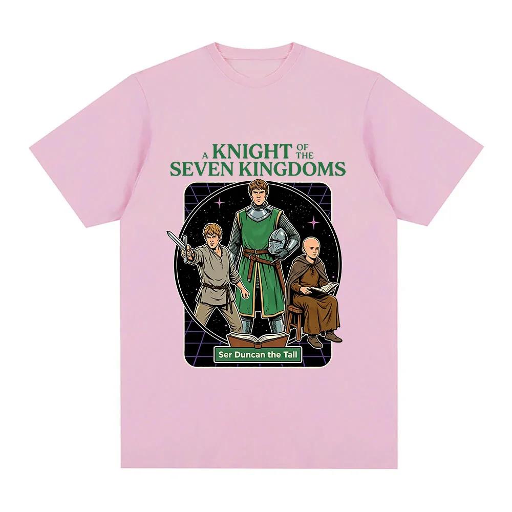 

A Knight of The Seven Kingdoms TShirt Summer Casual TShirts WomenUnisex Cotton ShortSleeve Round Neck Graphic Printing Tshirt 4XL