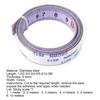 1/2/3/4/5/6m Centered Measuring Ruler Self-adhesive Stainless Steel Metric Track Tape Measure for Woodworking