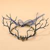 Natural Elf Forest Theme Headpiece With Realistic Twigs And Plastic Grass For Outdoor Party Photography Costume Props