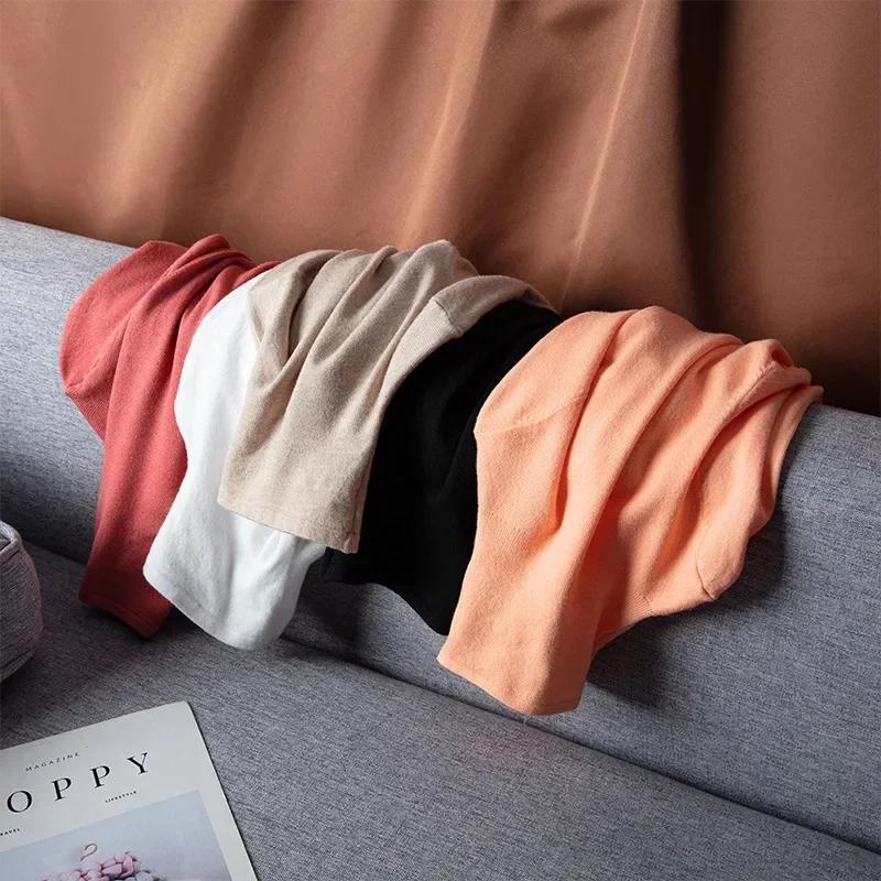 Knitwear for Kids Half-high Neck Autumn Winter Undershirt 2024 Boys Girls Undershirt Inside Long Sleeve Children Tops Clothes