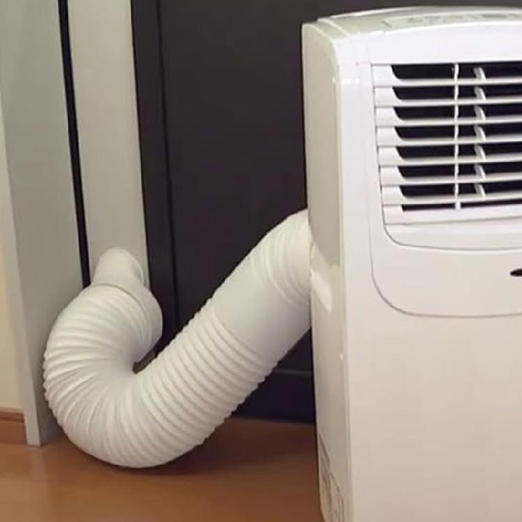 Replacement Duct Extension Pipe Flexible Air Conditioner Exhaust Hose Accessories Pipe Connector Threaded Tube
