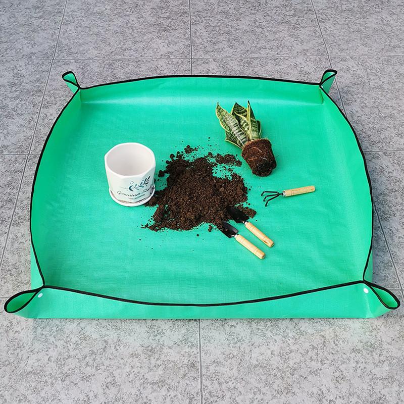 1 Pack  49.78*49.78cm Garden Mats Waterproof Thickened Soil Change Mats Plant Flowers And Meat Tools Change Pot Plant Mats Gardening Tools