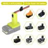 Power Wheels Adaptörü Ryobi 18V Pil için Sigortalı Anahtarlı DIY Pil Adaptör Konnektörü Ryobi 18V Nimh/Nicd/Li-ion Pil için