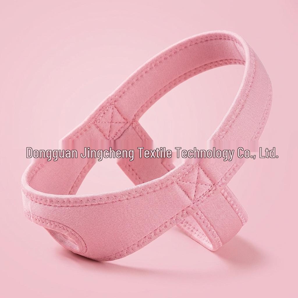 Czarny pasek pod brodę przeciw chrapaniu dla dorosłych