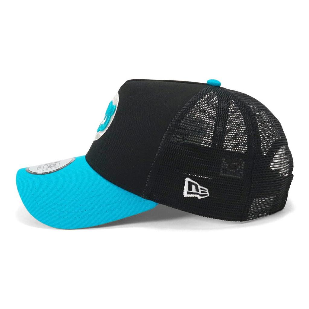 New Era 9FORTY MLB Mesh ONSPOTZ Free Black with Blue Side Chicago Cubs A-Frame Cap, Exclusive, Black/Blue, Shipping, 9FORTY? A-Frame Trucker, Patch,